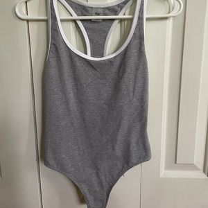 TNA grey bodysuit XS